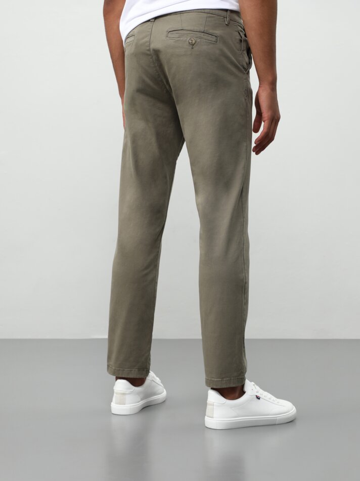 Calça chino slim - Verde