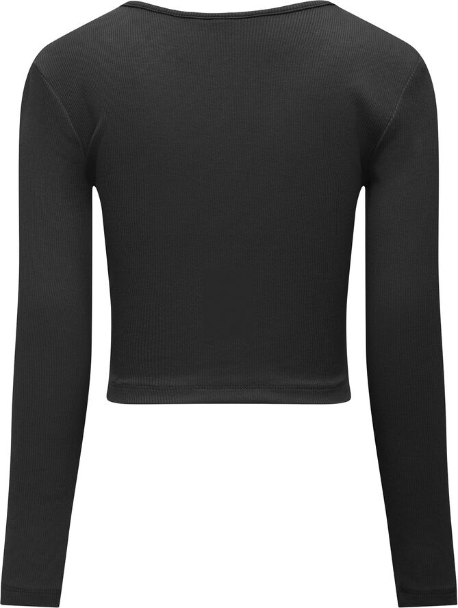 ONLY KOGNESSA LIFE L/S CUT OUT TOP BOX J Sort