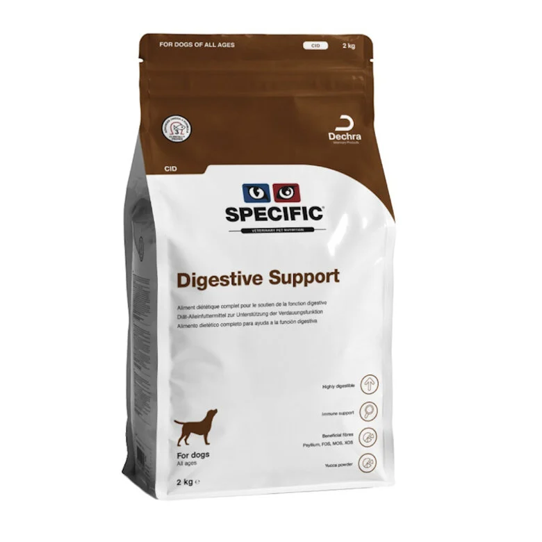 Ração específica para cães com suporte digestivo CID