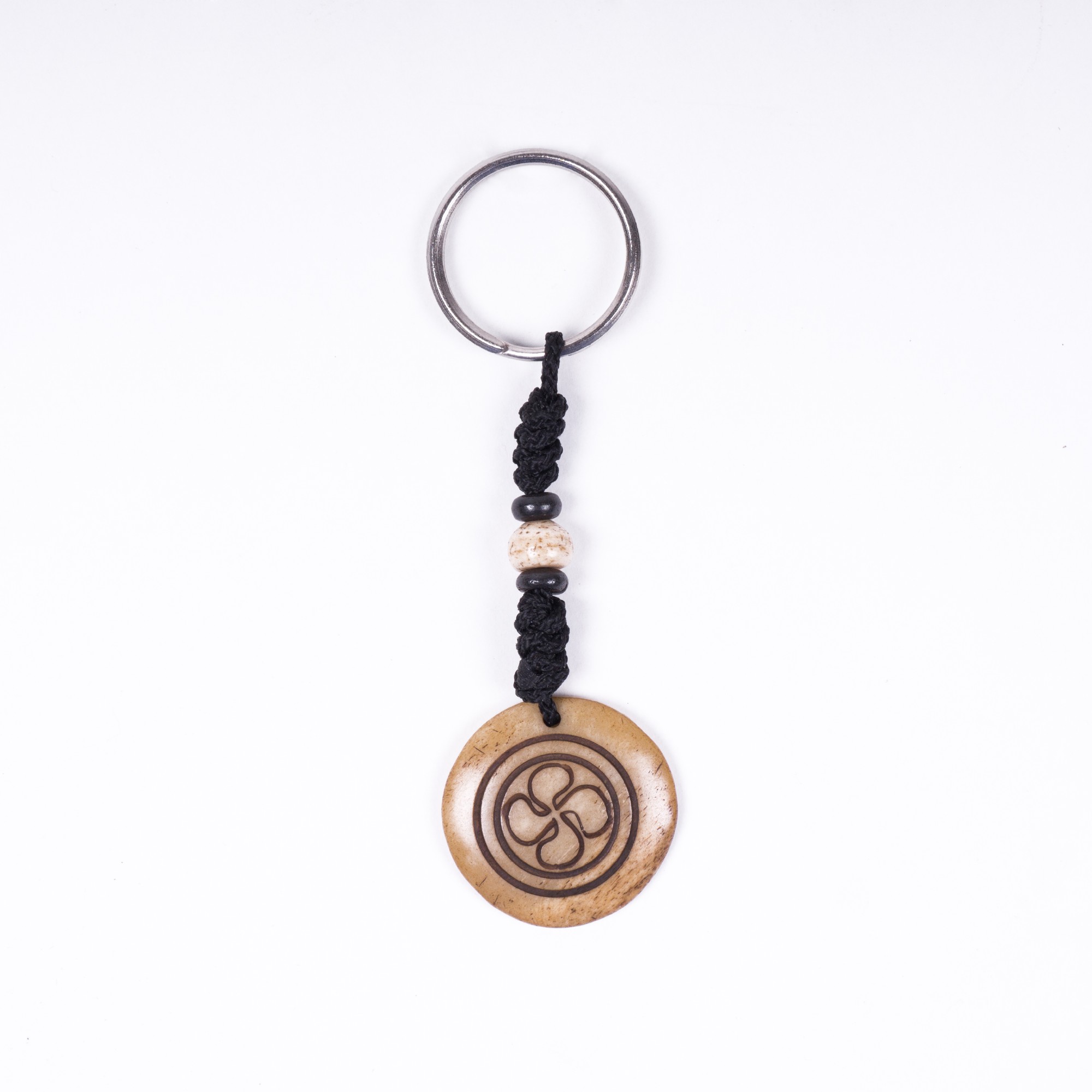 Schlüsselanhänger aus Büffelknochen, 12 verschiedene Motive, T 7 cm, B 3 cm günstig bestellen