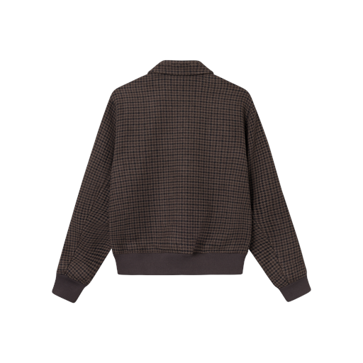 Les Deux Varsity Houndstooth Jakke,  Mountain Grey/Coffee Brown, L