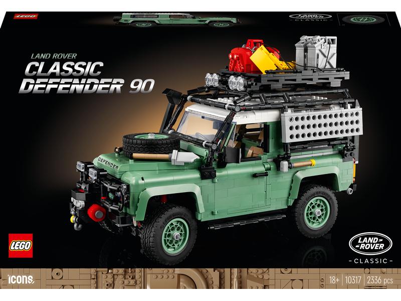 LEGO® Icons Klassischer Land Rover Defender 90 10317 Geländewagen-Bausatz