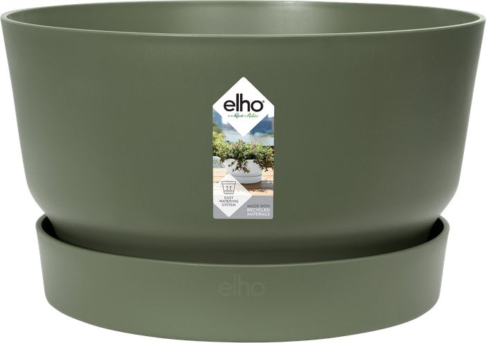 Elho bloempot Greenville groen D 32,5 H 19,4 cm