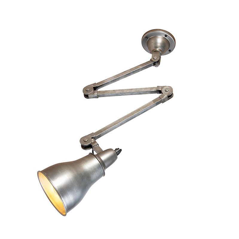 Industriële wandlamp grijs verstelbaar - Mersey