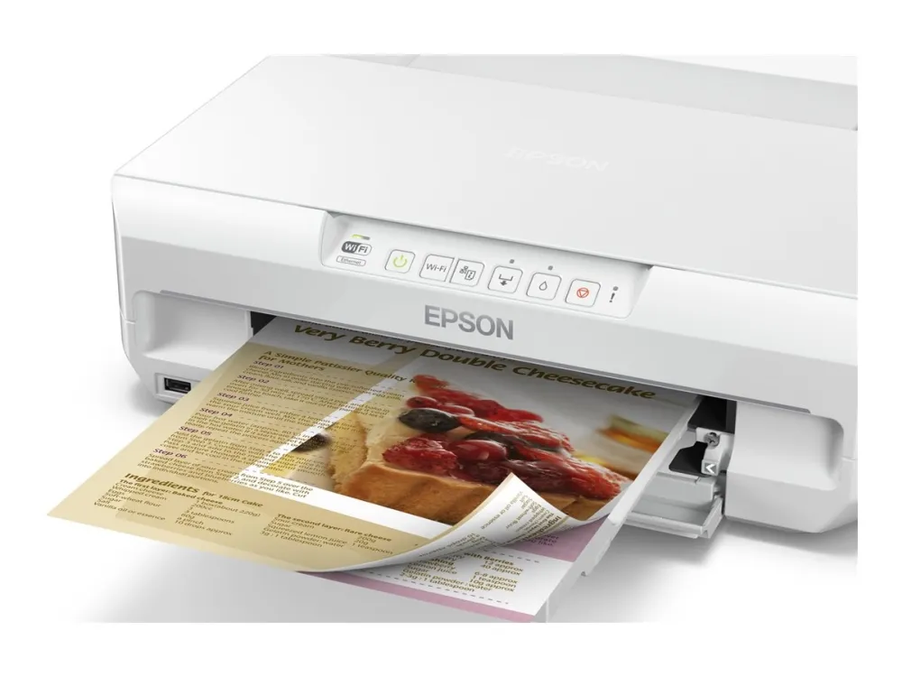 Epson Expression Photo XP-65 - Printer - farve - Duplex - blækprinter - A4/Legal - 5760 x 1440 dpi - op til 9.5 spm (mono) / op til 9 spm (farve) - kapacitet: 100 ark - USB, LAN, Wi-Fi