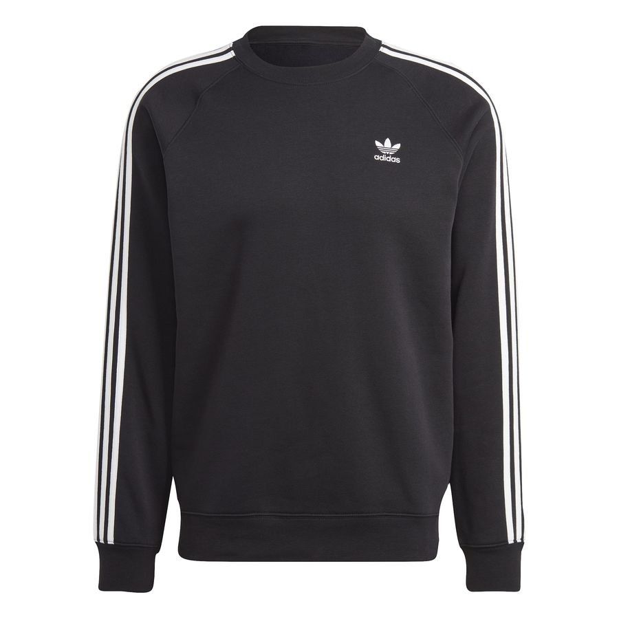 adidas Sweat 3-Stripes Crew - Noir/Blanc