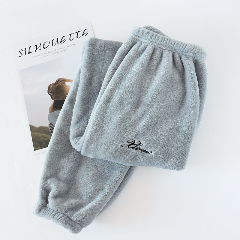 Somnus - Fleece joggingbroek met letters