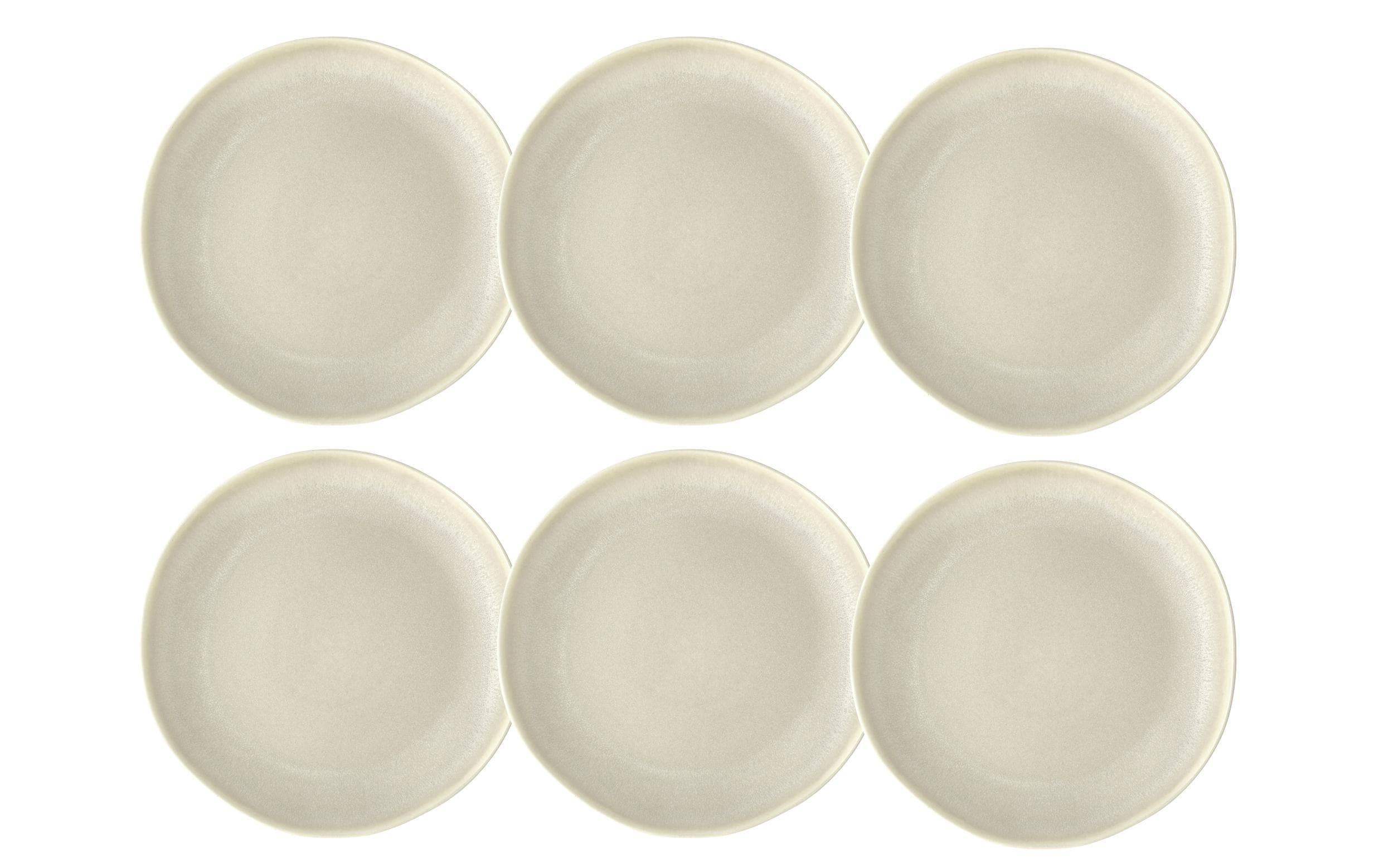 Speiseteller Shoku Ø 27 cm, 6 Stück, BeigeEssteller-Set