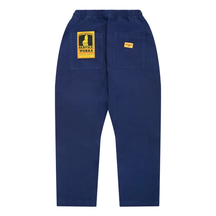 Service Works Pantalon Classic Chef Coton Bio | Bleu marine