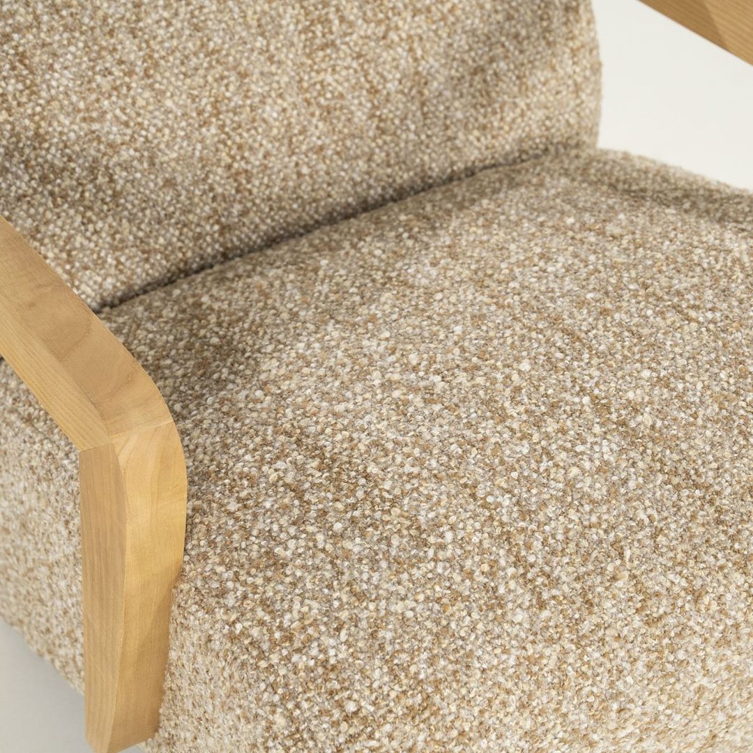 Fauteuil Olek Taupe van Eleonora
