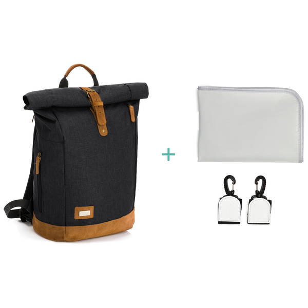 fillikidfillikid   Berlin Wickelrucksack schwarz melange