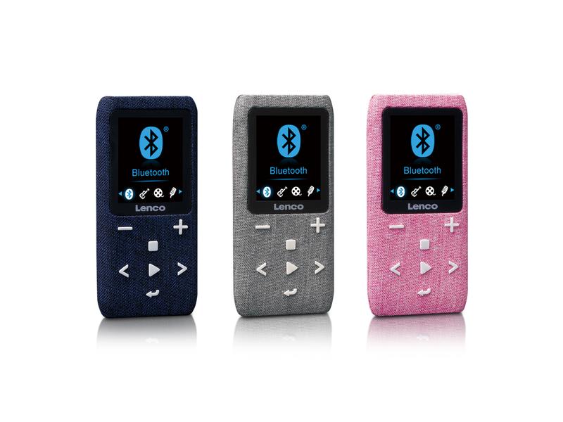 Lenco MP3 Player Xemio-861 Pink MP3-Player mit Bluetooth & 8 GB Micro SD Card