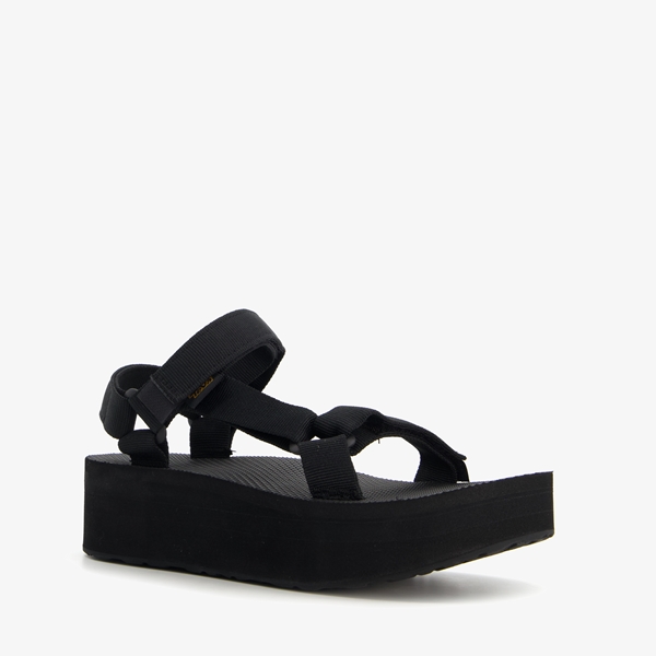 Teva Flatform Universal dames sandalen zwart