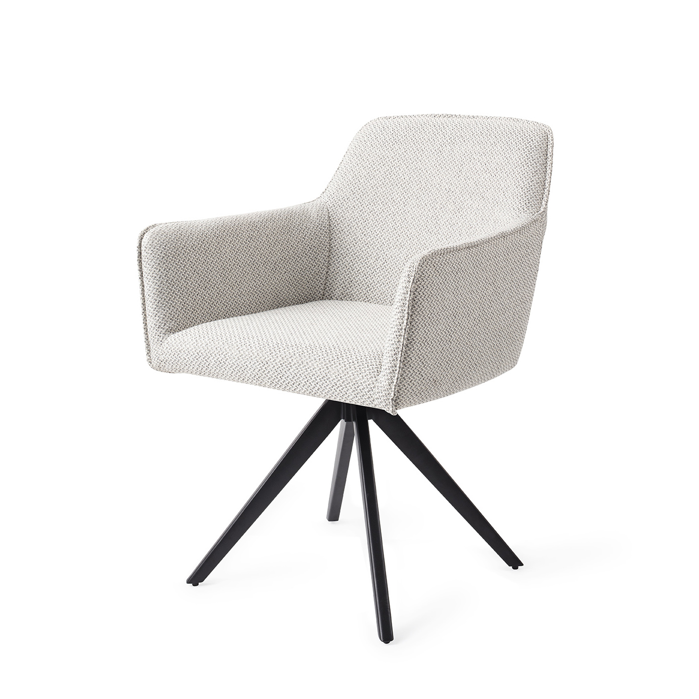 Jesper Home Eetkamerstoel Hofu - Turn Black Checker Charm