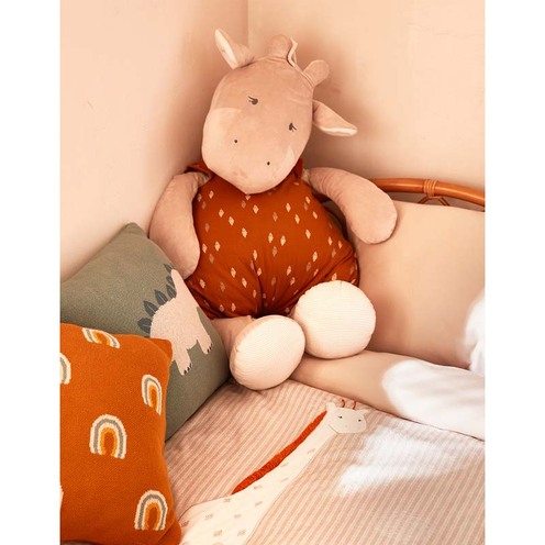 Tiga girafe peluche large Veloudoux - NOUKIE 'S