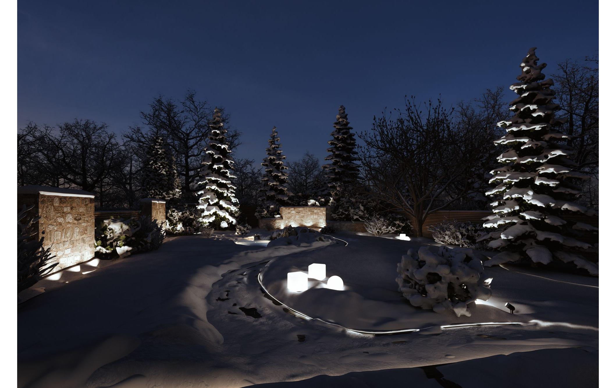 Gartenleuchte Plug & Shine GLOBE RGBW, ZigBeeSteuerbares Lichtobjekt mit Farbwechsel