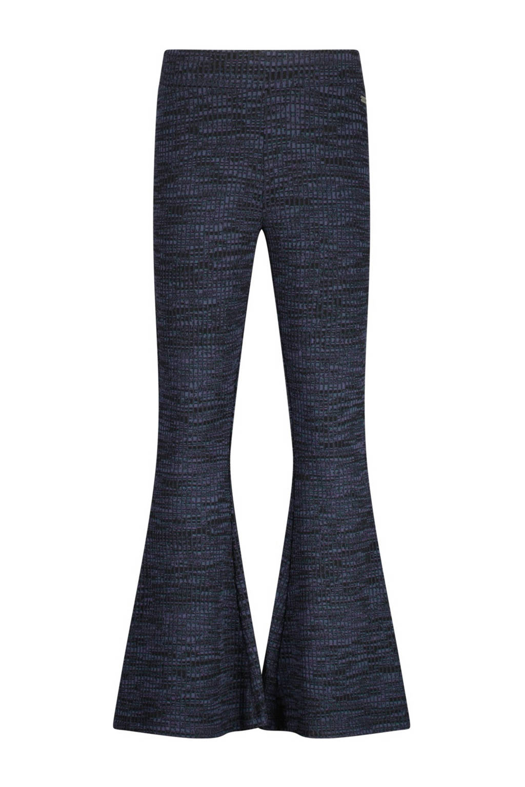 Vingino gemêleerde flared broek Sya zwart