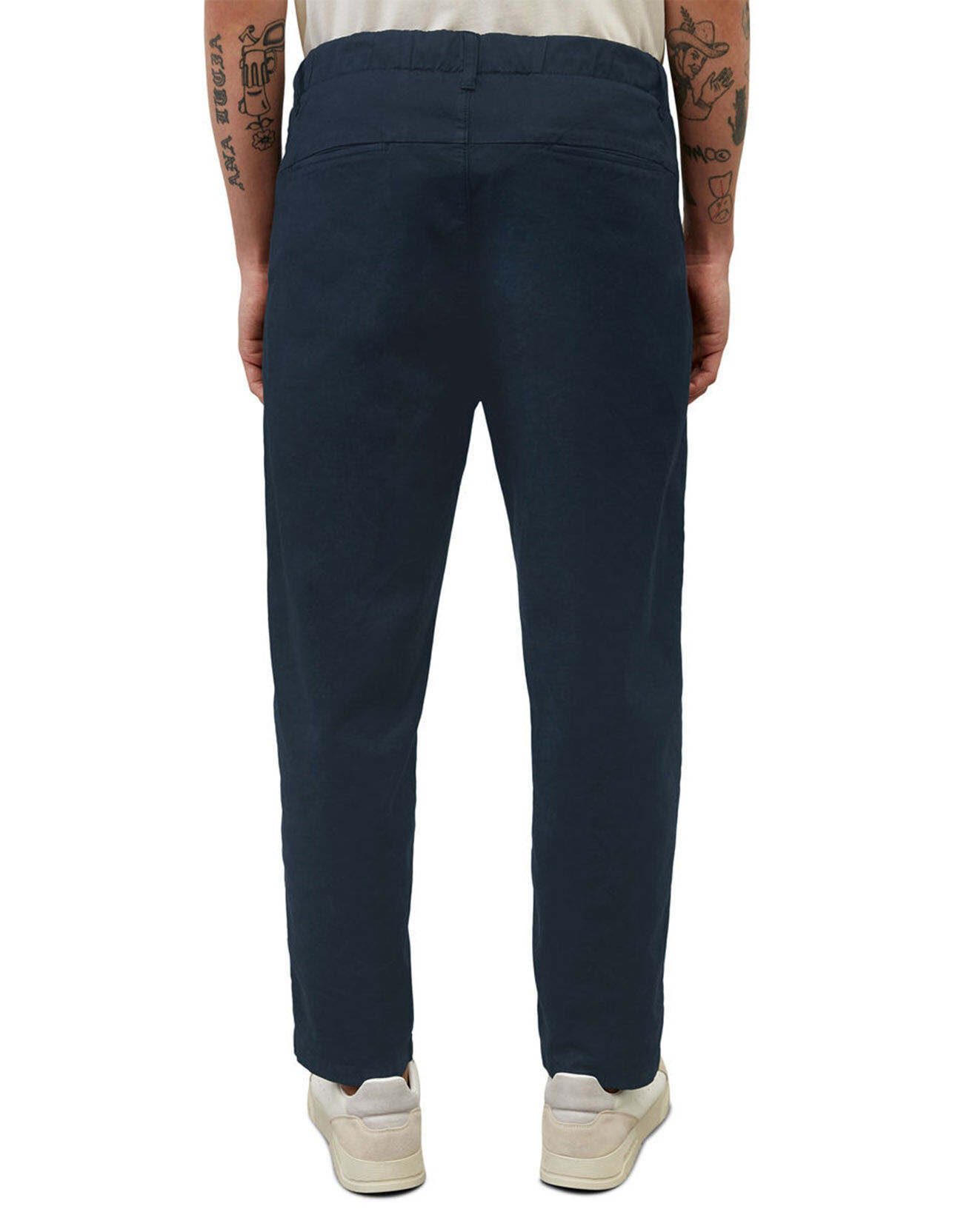 Marc O'Polo Pantalon Belsbo Jogger Coton Organic bleu marine
