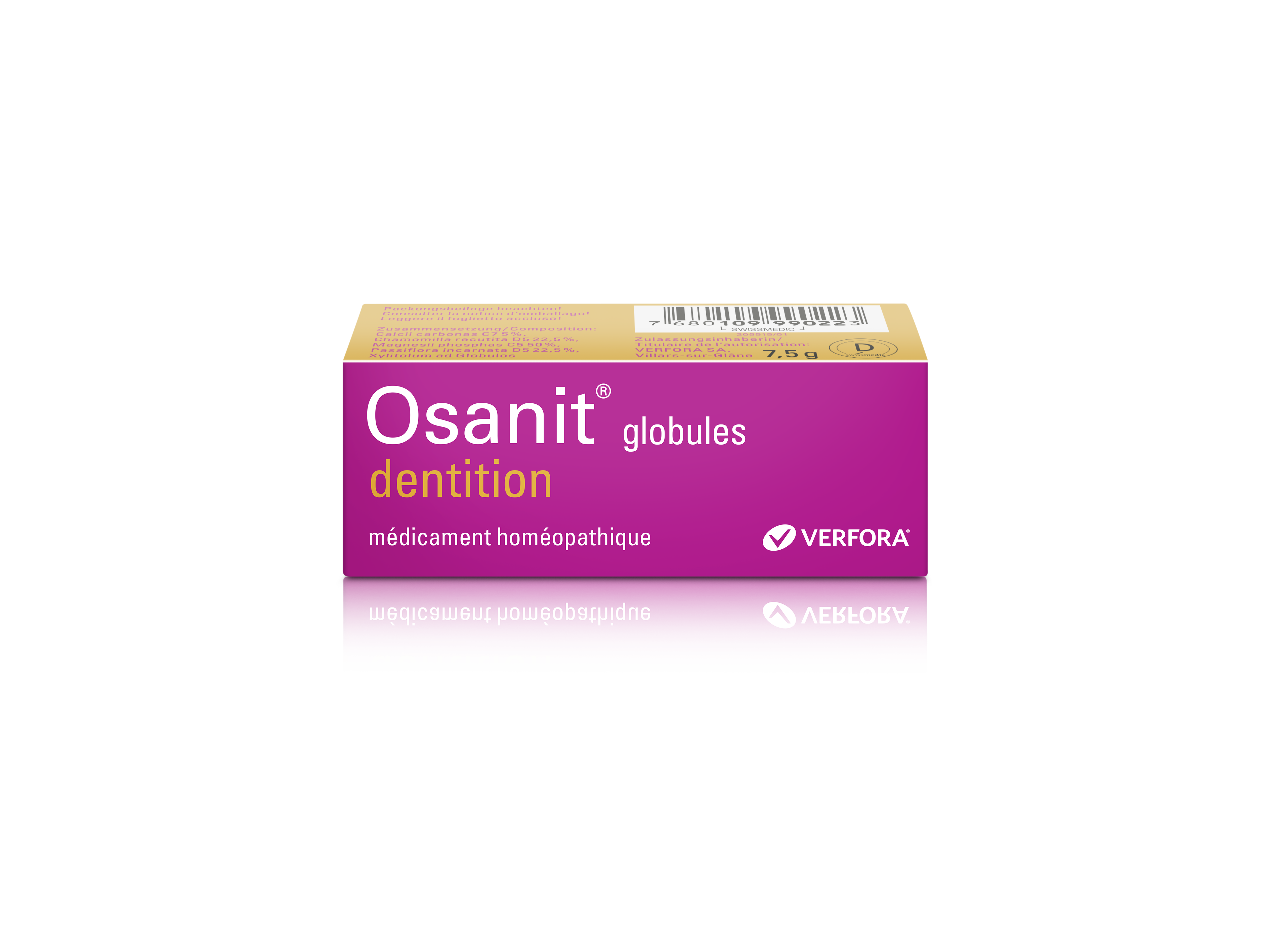 OSANIT Zahnen<br>7.5 g, Dose, Streukügelchen