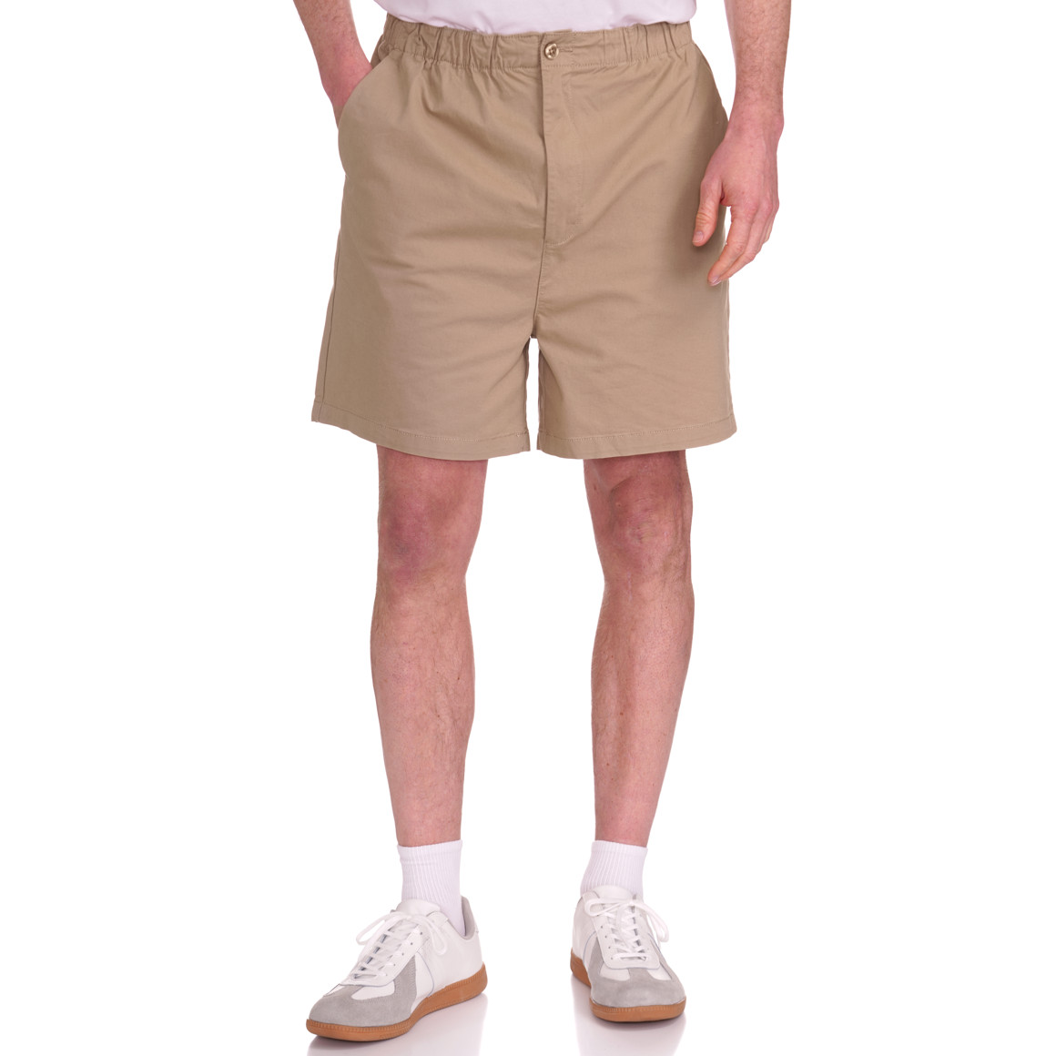 Jonas Nielsen Herren Shorts mit Elastikbund beige