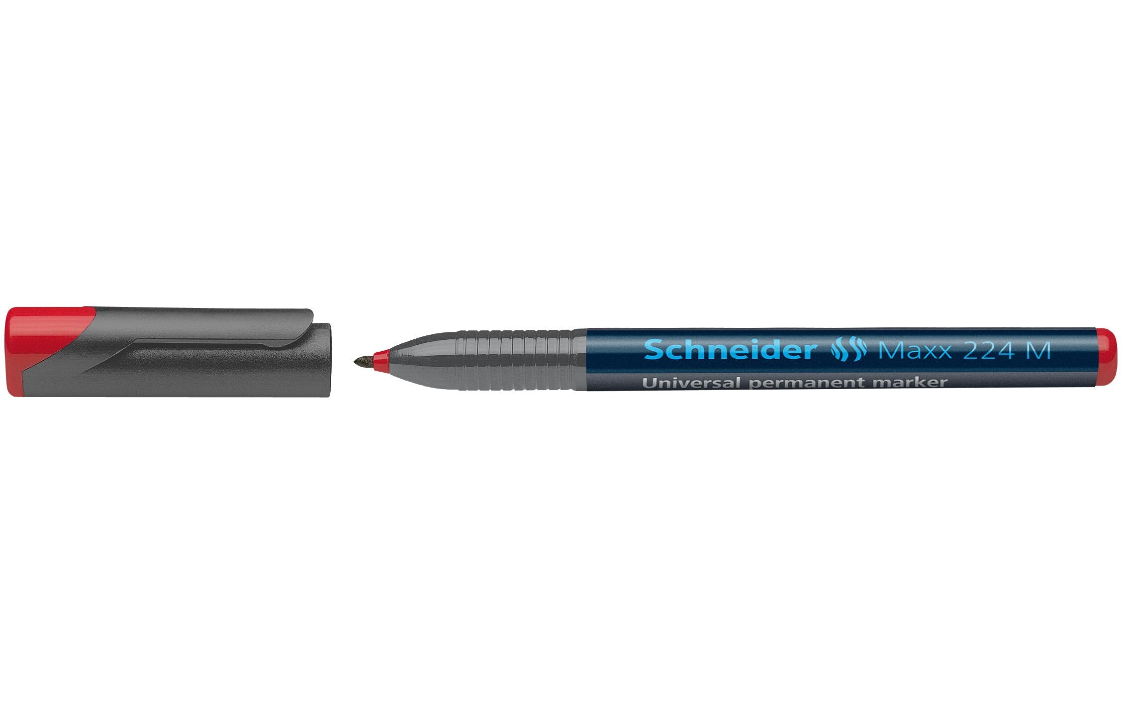 Universal-Marker Maxx 224 M permanent, RotMarker permanent, 1 mm