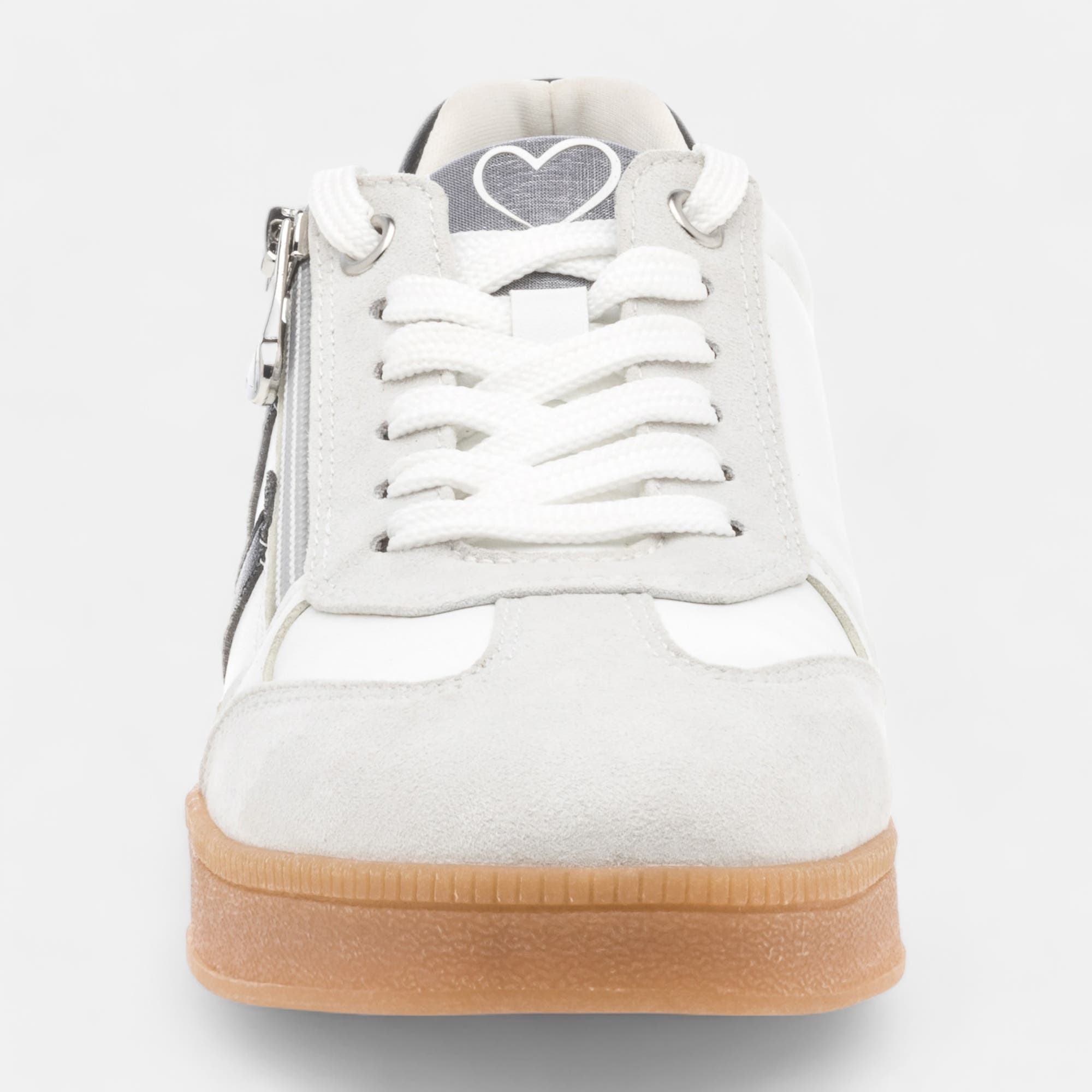 Baskets basses Femme blanc noir