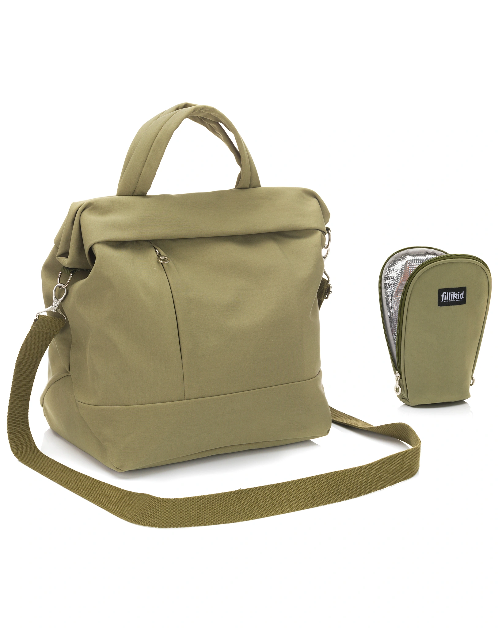 Wickeltasche PALMA (43x35x25) in olive