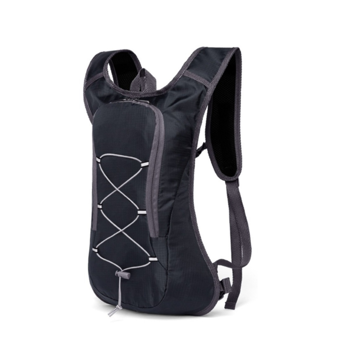 (28x43cm) Wasserabweisender Outdoor Velo Fahrrad Wander Rucksack - Schwarz