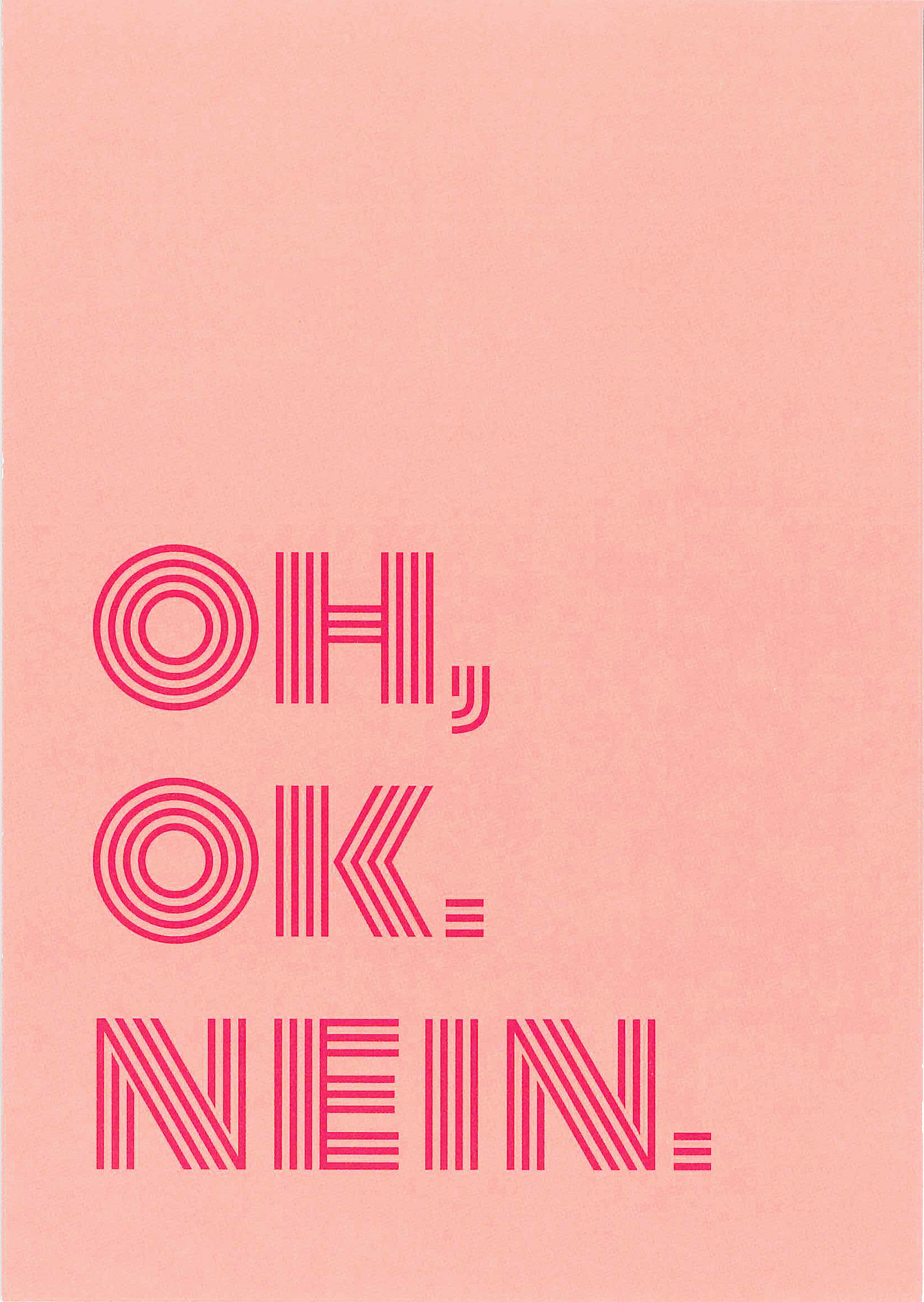 Postkarte 'OK NEIN.' günstig bestellen