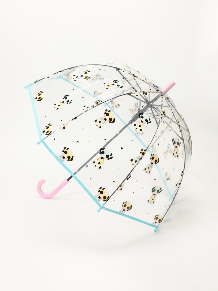 Guarda-chuva transparente com estampa de dálmatas - Vários modelos