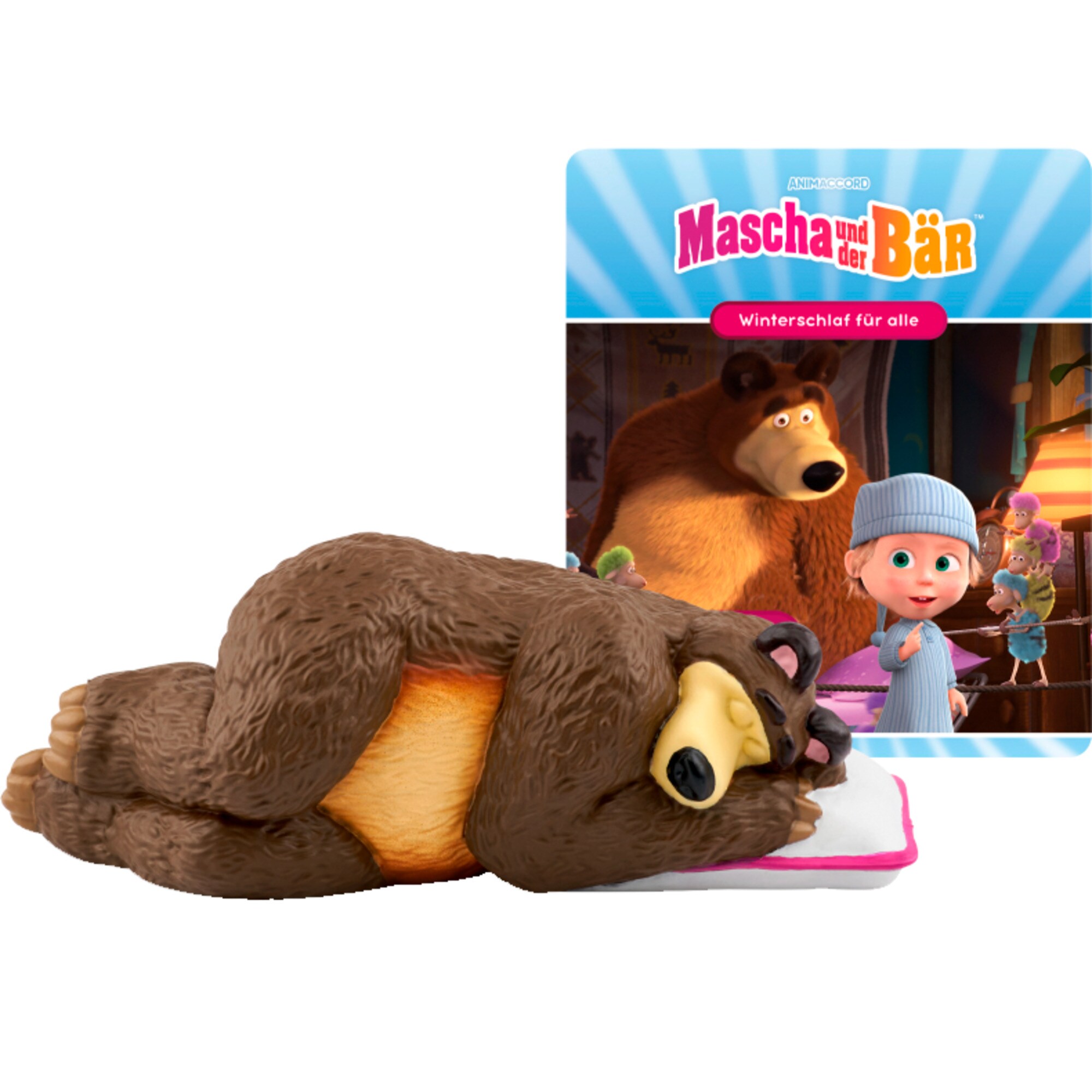 Tonies Spielfigur Mascha und der Bär - Winterschlaf für alle + 5 weitere quirlige und lustige Geschichten