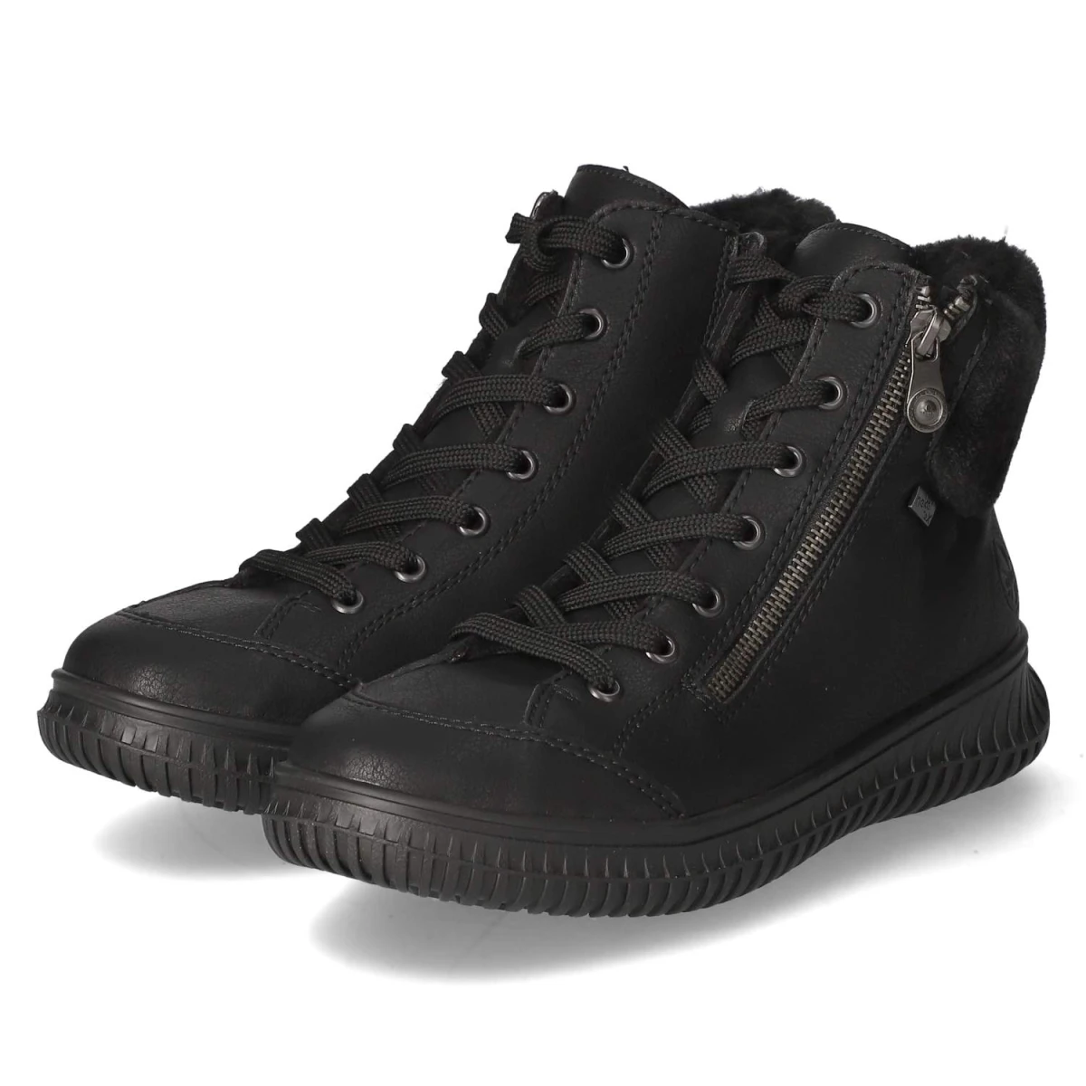 RiekerSchnürstiefeletten - schwarz