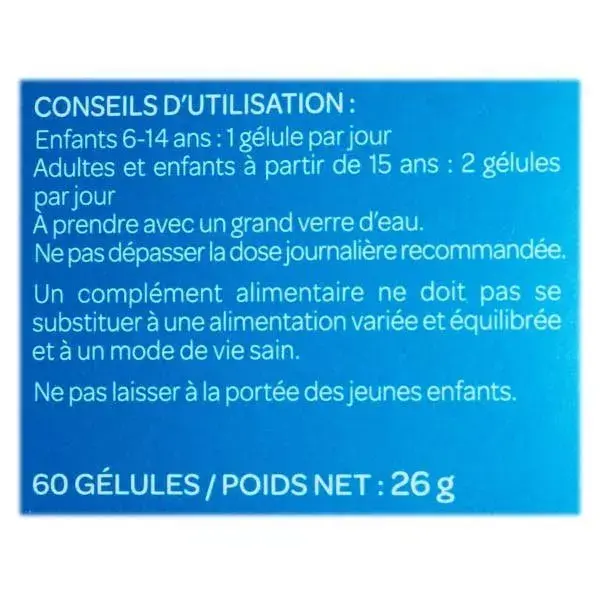 Arkopharma Magnésium Vitamine B6 Nervosité et Fatigue Lot de 3 x 60 gélules