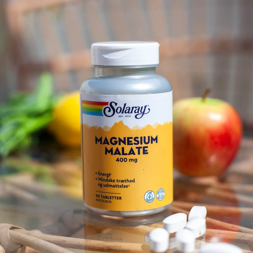 Solaray Magnesium Malate - 90 tabl.