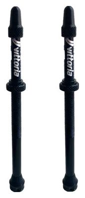 Paire de Valves Tubeless Vittoria Multiway Presta Noir