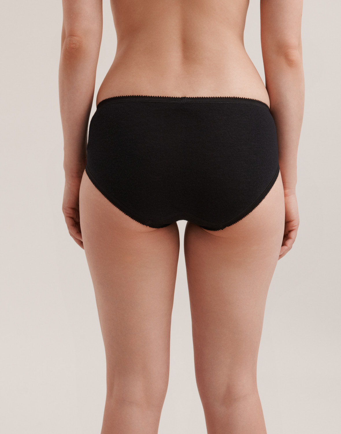 Midi slip van merinowol voor dames (3 stuks)