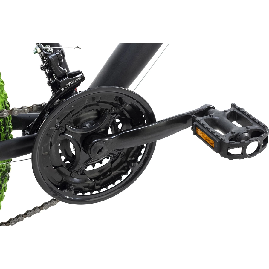 KS Cycling Mountainbike Hardtail 26 Zoll Crusher schwarz-grün