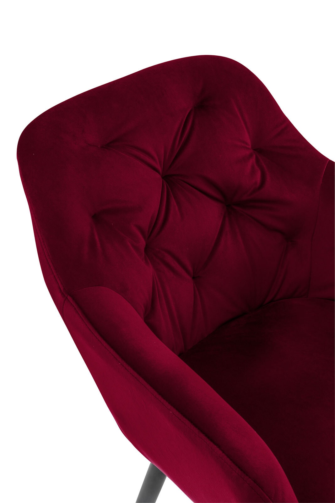 CASAVANTI Armlehnstuhl Samt rot