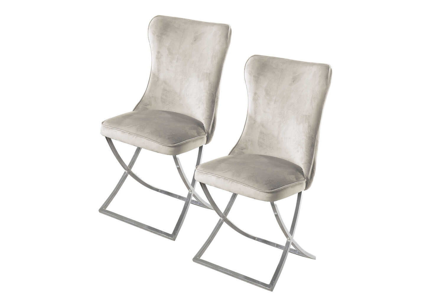 Trendige Esszimmer-Stühle, 2er-Set