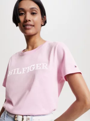 Camiseta Hilfiger Monotype com bordado