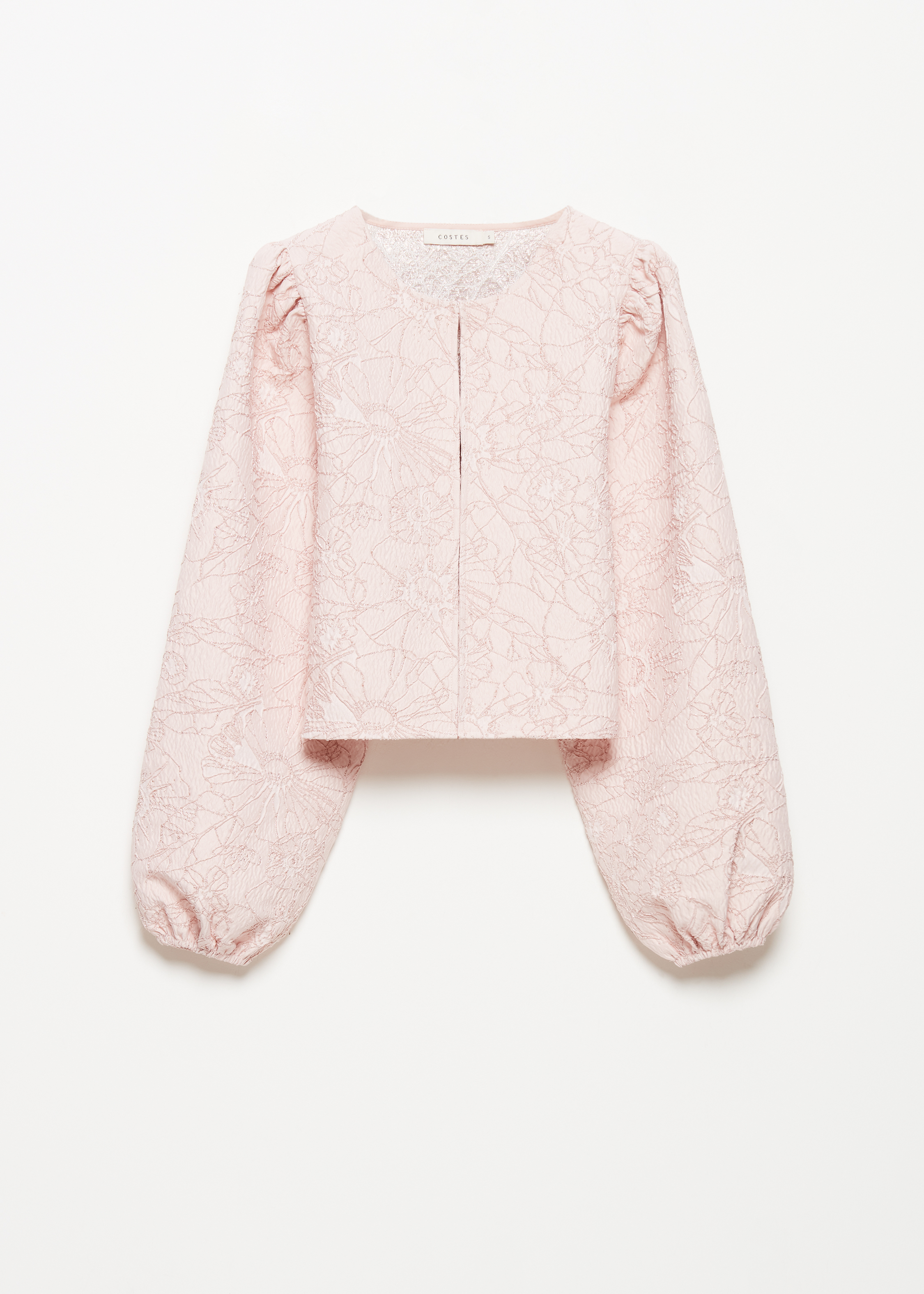 Blouse met rozen patroon