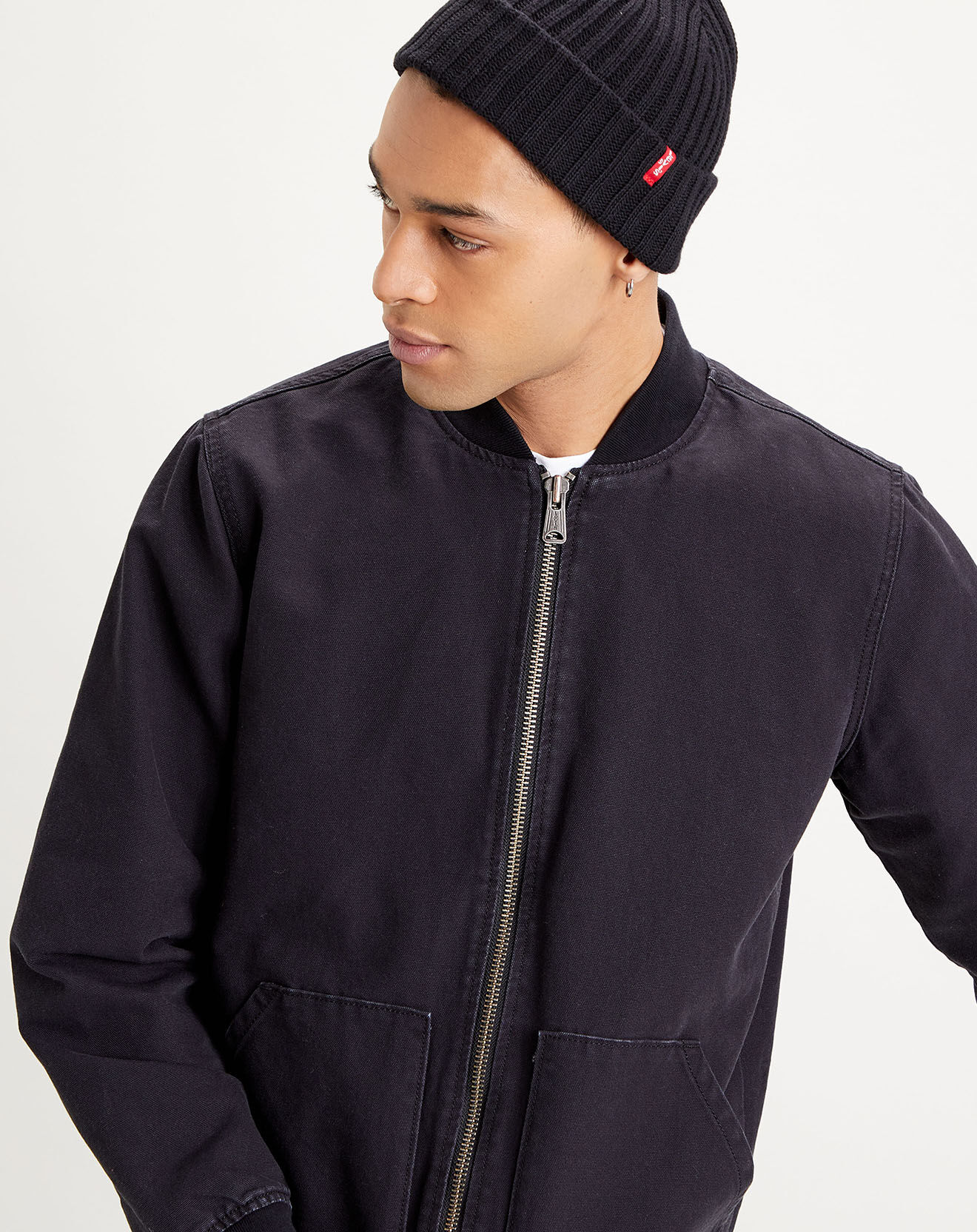 Levi's® Bombers Hunters Point en Toile de coton noire