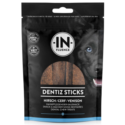 In-Fluence Hundesnack Dentiz Sticks Hirsch 70g