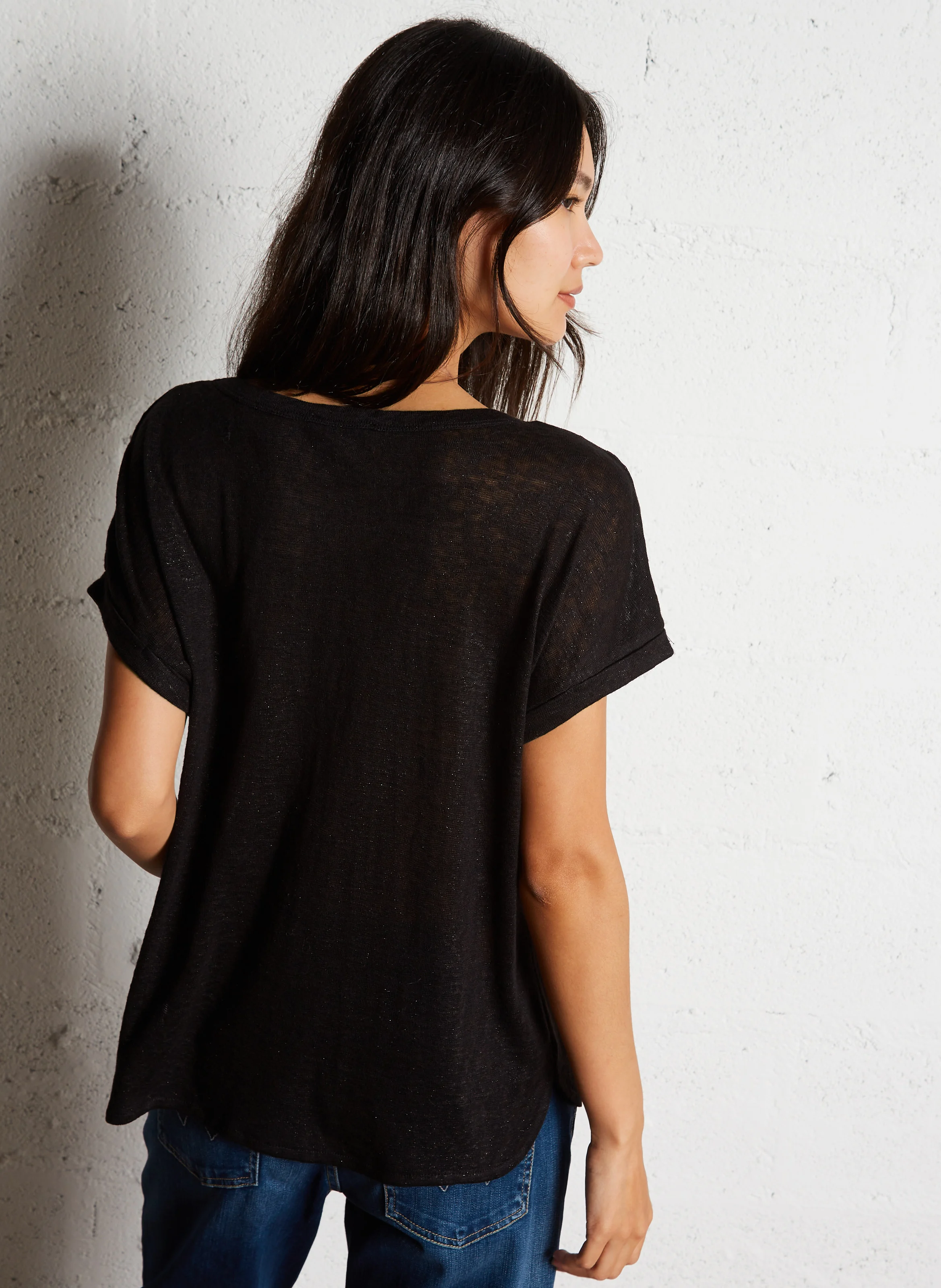 PATRUL - Tee-shirt col rond| Noir
