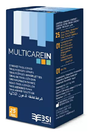 Multicare In triglycerider test - 25 stk.