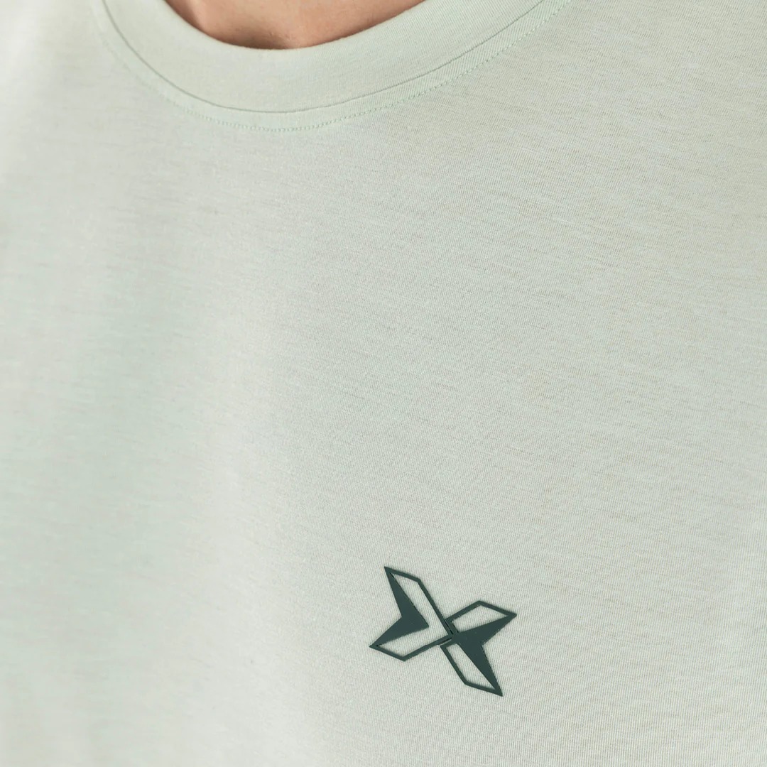 Picsil Men Short Sleeve T-Shirt Premium Green