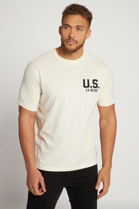 T-Shirt, Halbarm, Print, Rundhals