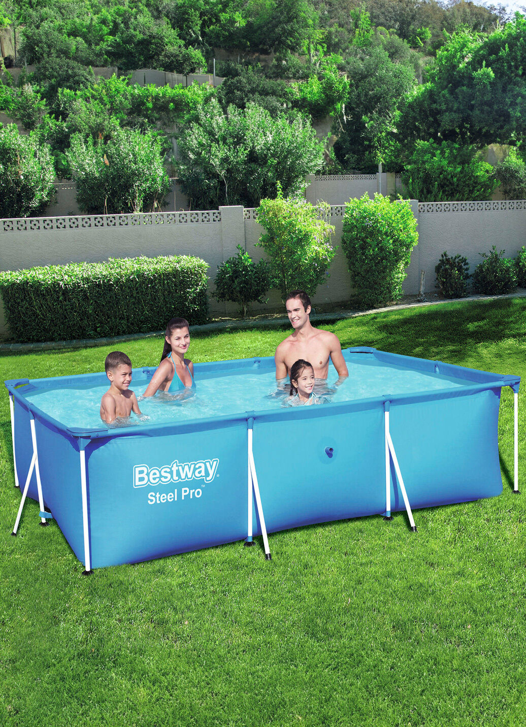 Rechteckiges Pool-Set, gross aus robustem TriTech-Material