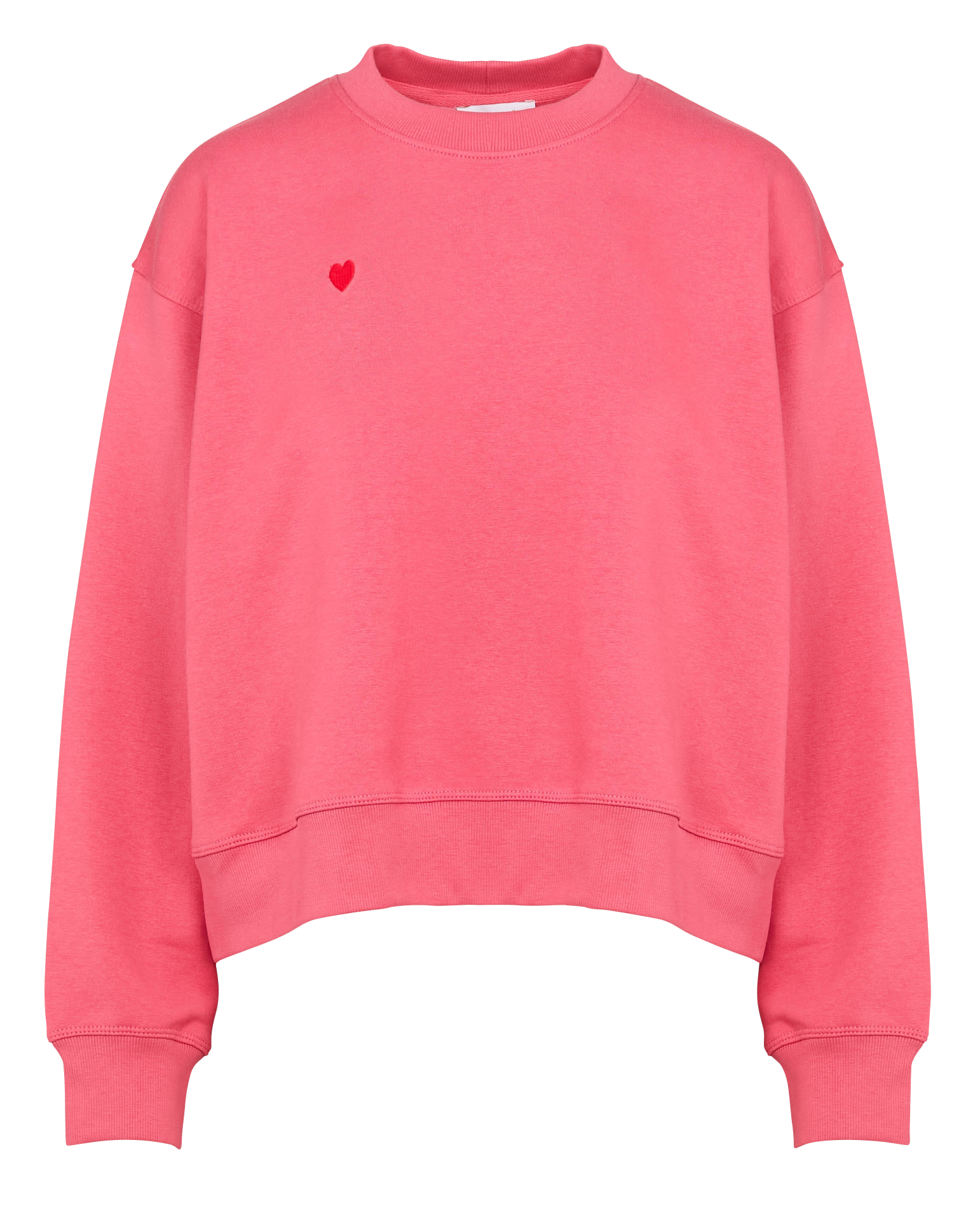 SUZY - Sweat ample en coton mélangé | Rose