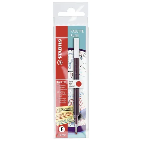 Nachfüllpatrone - STABILO PALETTE Refill - Strichbreite F (0,4 mm) - Einzelpatrone - rot